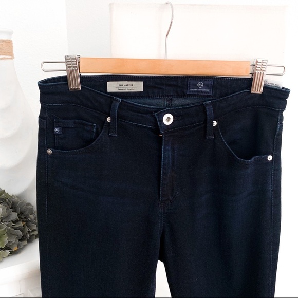 AG Adriano Goldsmith the Harper jeans Essential Straight Dark Blue Wash Sz 26R - Picture 5 of 12